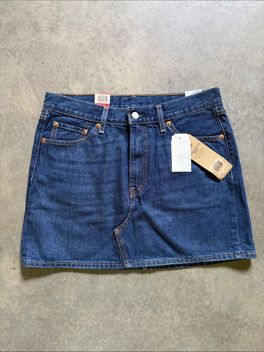 Levi’s Deconstructed Denim Skirt